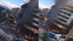 9月11日珠海一酒店发生剧烈爆炸(视频)
