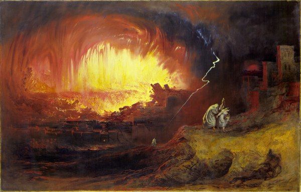 所多玛与蛾摩拉的毁灭,John Martin,1852年。