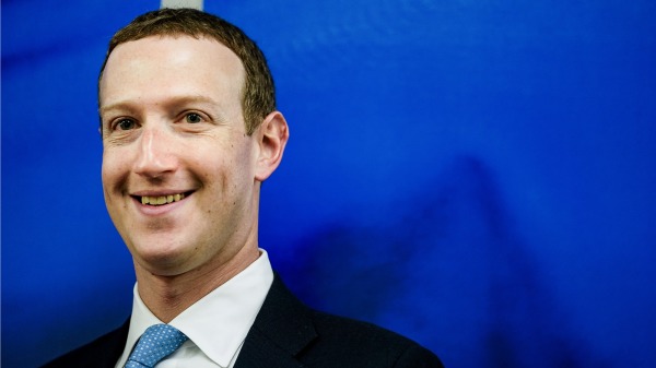 知名社交網站臉書Facebook的創始人、董事长兼首席执行官馬克·扎克伯格（圖片來源：KENZO TRIBOUILLARD/AFP via Getty Images ）