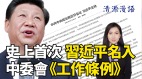 習近平名入中委會《工作條例》「終身制」將一脈相承