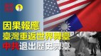 因果报应：台湾重返世界舞台中共退出历史舞台(视频)