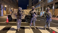 華盛頓DC街景如臨大敵不像美國(組圖)