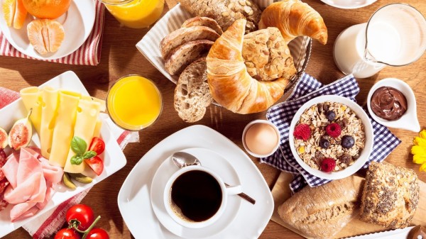 美好的早餐带来营养和健康。