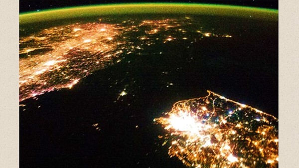 朝鲜 韩国 夜景