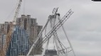 突发:福州一在建摩天轮轰然倒塌(视频)