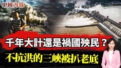 重庆洪水全因三峡工程220米以下地区危险了(视频)