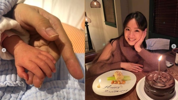 林依晨产后首曝光！（29）日恰巧是她的39岁生日，她亲晒“母女牵手照”与大家分享喜悦。