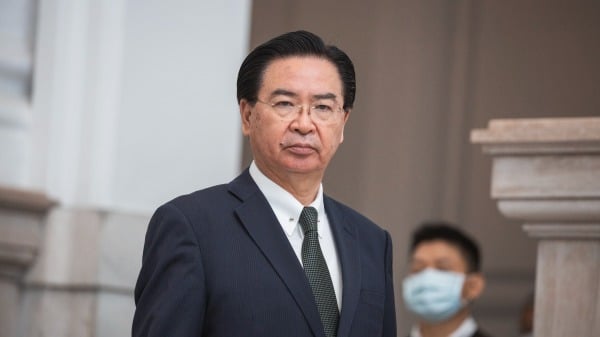 被中共制裁的台湾外交部长吴钊燮。