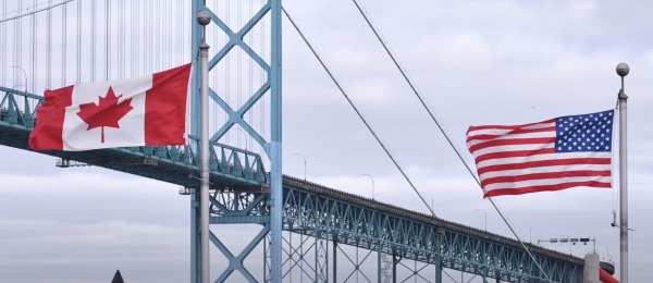 美国加拿大的比境桥