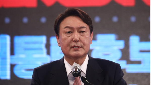韩国在野党的总统候选人尹锡悦