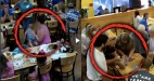美餐馆男婴被食物噎住命危男士神奇救回(图视频)