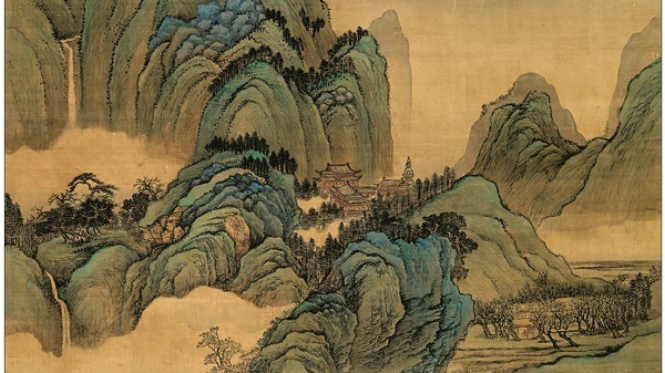 清 王翬 芳洲图 （局部）（图片来源: 公用领域 常熟博物馆）