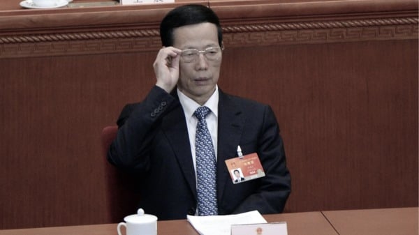 中共前副总理张高丽（图片来源：WANG ZHAO/AFP/Getty Images）