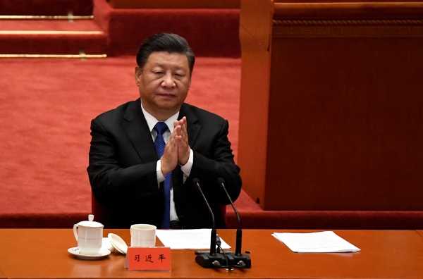2021年10月9日，中国国家主席习近平在北京人民大会堂出席纪念辛亥革命110周年纪念活动。