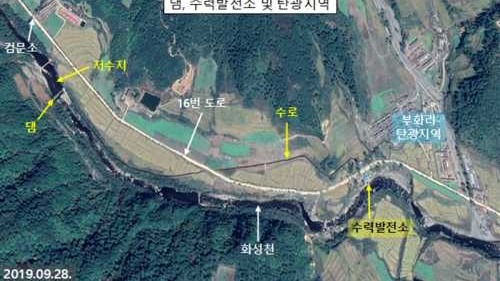 朝鮮16號明間管理所衛星照片