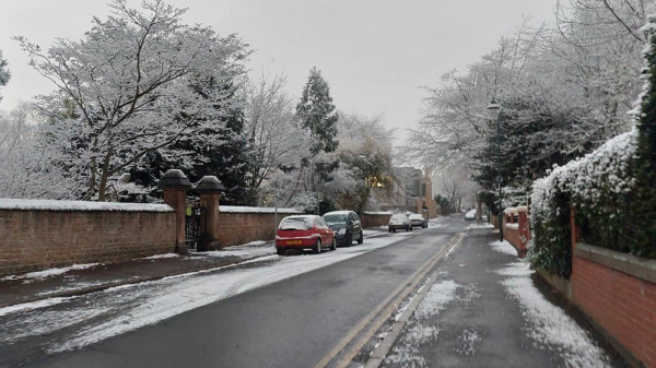 26日，英國下了入冬以來的第一場大雪。（圖片來源：受訪者提供）