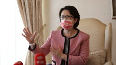 若美国帮台疫苗通灵少女强调“珍惜”(图)