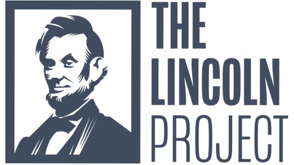 反川普组织“林肯项目”(The Lincoln Project)的图标。（图片来源：Fair use, https://en.wikipedia.org/w/index.php?curid=63674581）
