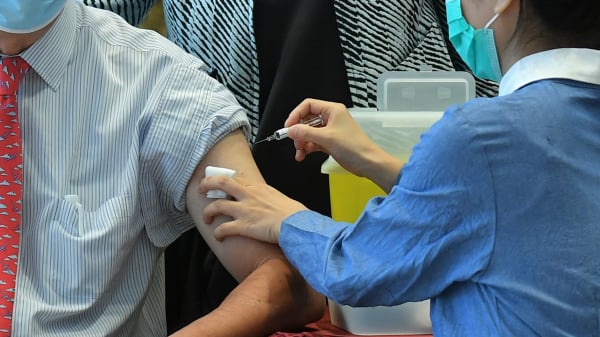 接种疫苗示意图（图片来源：香港政府新闻网）