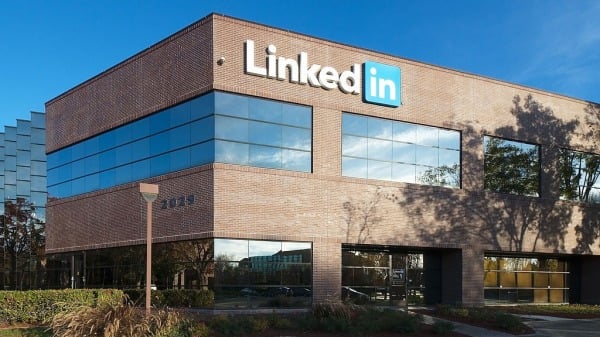 位于美国加利福尼亚州山景城的领英（LinkedIn）总部。