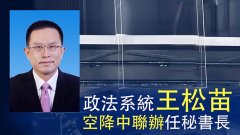 王松苗空降中联办秘书长双重背景何任务(图)