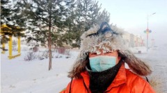 黑龙江遇超强寒潮侵袭市民冻哭了(组图)