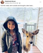 惊呆妈妈外出玩耍的四岁儿子带回新朋友(图)