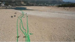 浙江多地50年一遇干旱江断流水库干涸(组图)