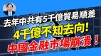 【谢田时间】中国金融市场黑洞-5千亿贸易顺差4千亿不知去向