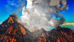 爆紅冒險者裸體火岩堆裡拍攝成網紅(組圖)