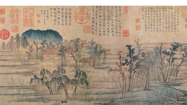  中國山水畫 -|图片来源: 公用领域 維基百科 - |
