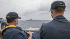 美軍翹腳照引中共急眼胡錫進解讀引嘲諷(圖)