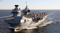 怕得罪北京英國新航母南海首航這樣改道(組圖)