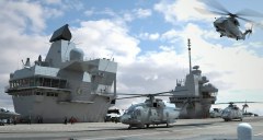 無視中共警告英國航母進入南中國海(圖)