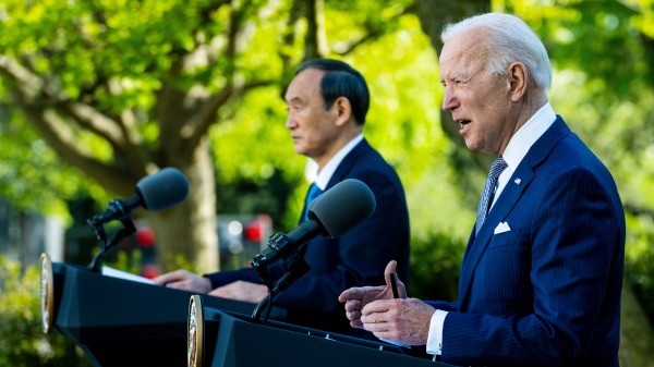 美国与日本发表“美日联合领导人声明”，提到台海和平稳定之重要性。中华民国行政院之发言人罗秉成指出，某种程度上来看，美对台走向战略清晰。
