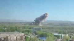 蕈状云窜升天际山西化工厂大爆炸2死3失联(视频图)