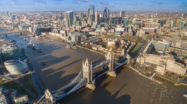 英國倫敦俯瞰圖。（圖片來源：Dronepicr/CC BY 2.0）