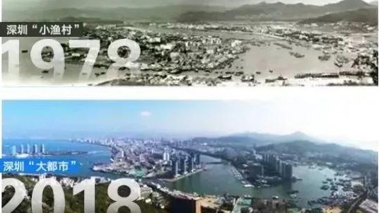深圳：1978至2018年四十年间的巨大变迁