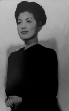 韩秀生母赵韫如，1947年在耶鲁大学