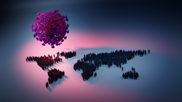 截止2021年11月1日，全球报告的新冠病毒感染死亡人数已经超过了 500 万。（图片来源：Adobe stock）
