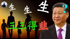 人口塌方式下跌三孩政策難奏效沒人口紅利哪割韭菜(視頻)