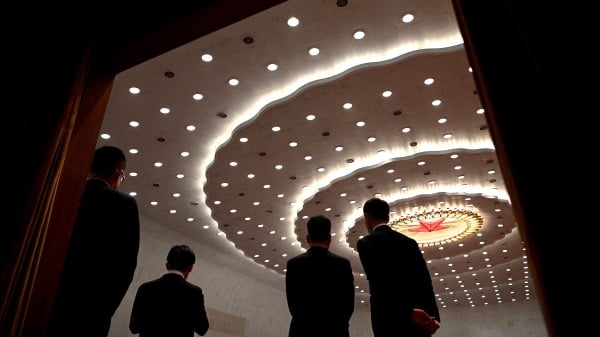 分析人士認為，習近平清洗江蘇官場，實為一步步緊逼、圍殲江澤民政變集團。（圖片來源：NOEL CELIS/AFP via Getty Images）