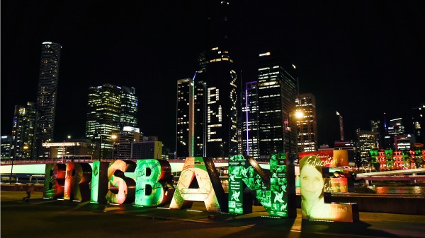 2021年7月21日，现场观看国际奥委会宣布澳大利亚布里斯班为2032年奥运会主办城市。（图片来源： Albert Perez/Getty Images）