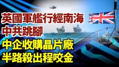 中共以敌对军演吓英航母打击群；中企收购英芯片厂受挫