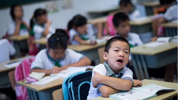 示意图：中国学生在上课（图片来源：Getty Images）