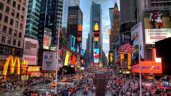 美國紐約曼哈頓時代廣場