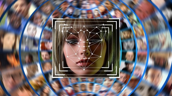 人臉識別技術示意圖。（圖片來源：Gerd Altmann/Pixabay）