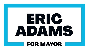 民主党提名的市长候选人埃里克-亚当斯竞选logo(16:9)