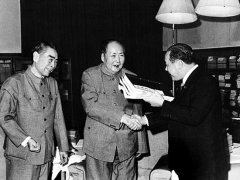 1972年毛泽东接见日本首相田中角荣
