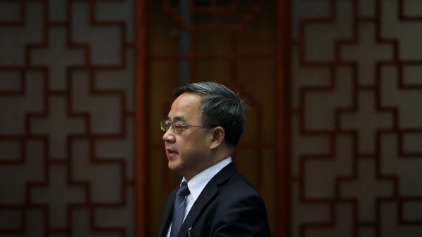 现年59岁的国务院副总理胡春华有望二十大进入新一届中共常委。（图片来源：Feng Li/Getty Images）